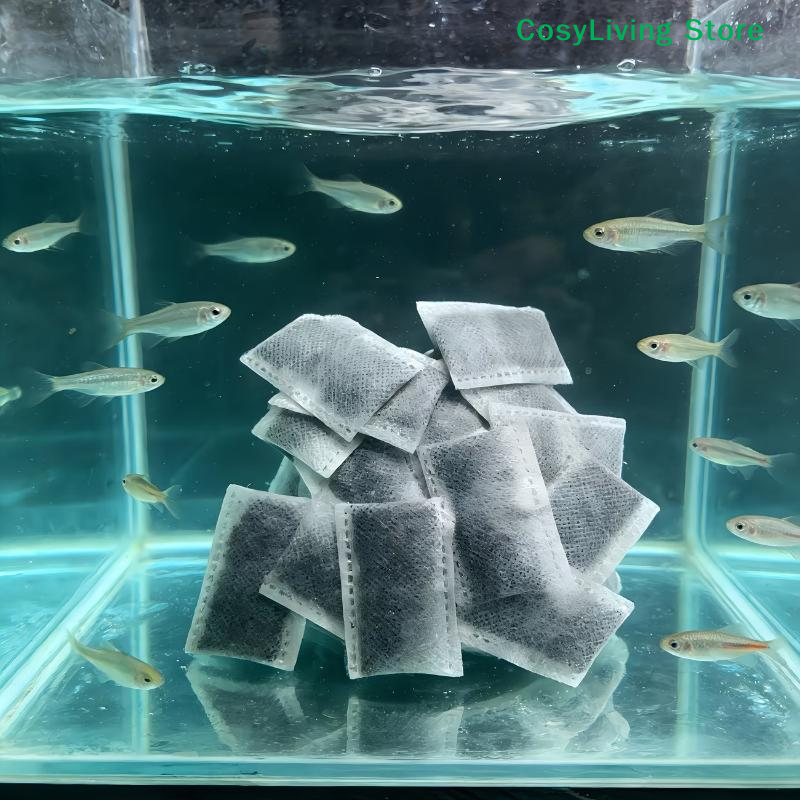 Activated Carbon Bag - [CL]10/20/40pcs Aquarium Activated Carbon Bags Fish