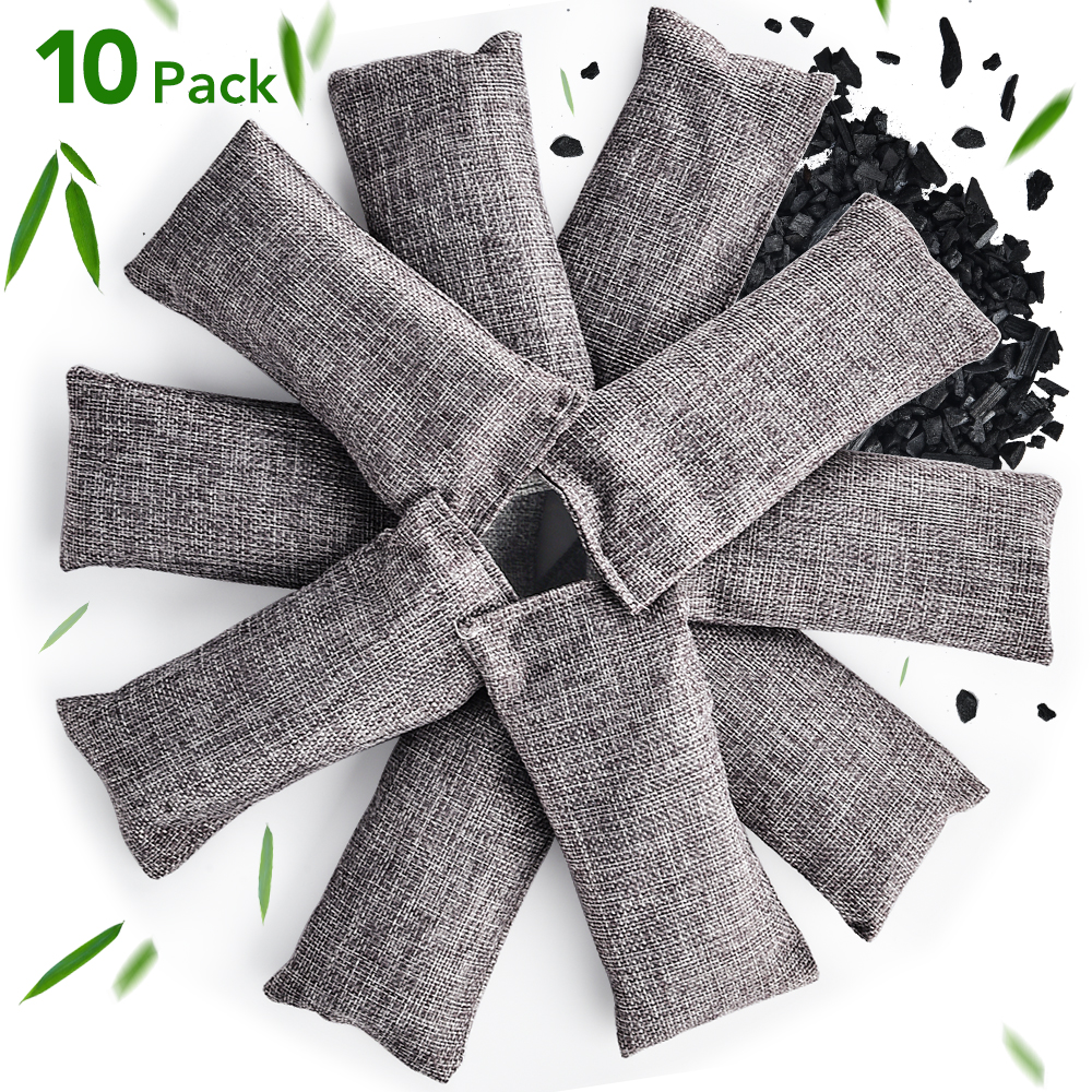 Activated Carbon Bag - 10pcs Natural Bamboo Charcoal Bags Air