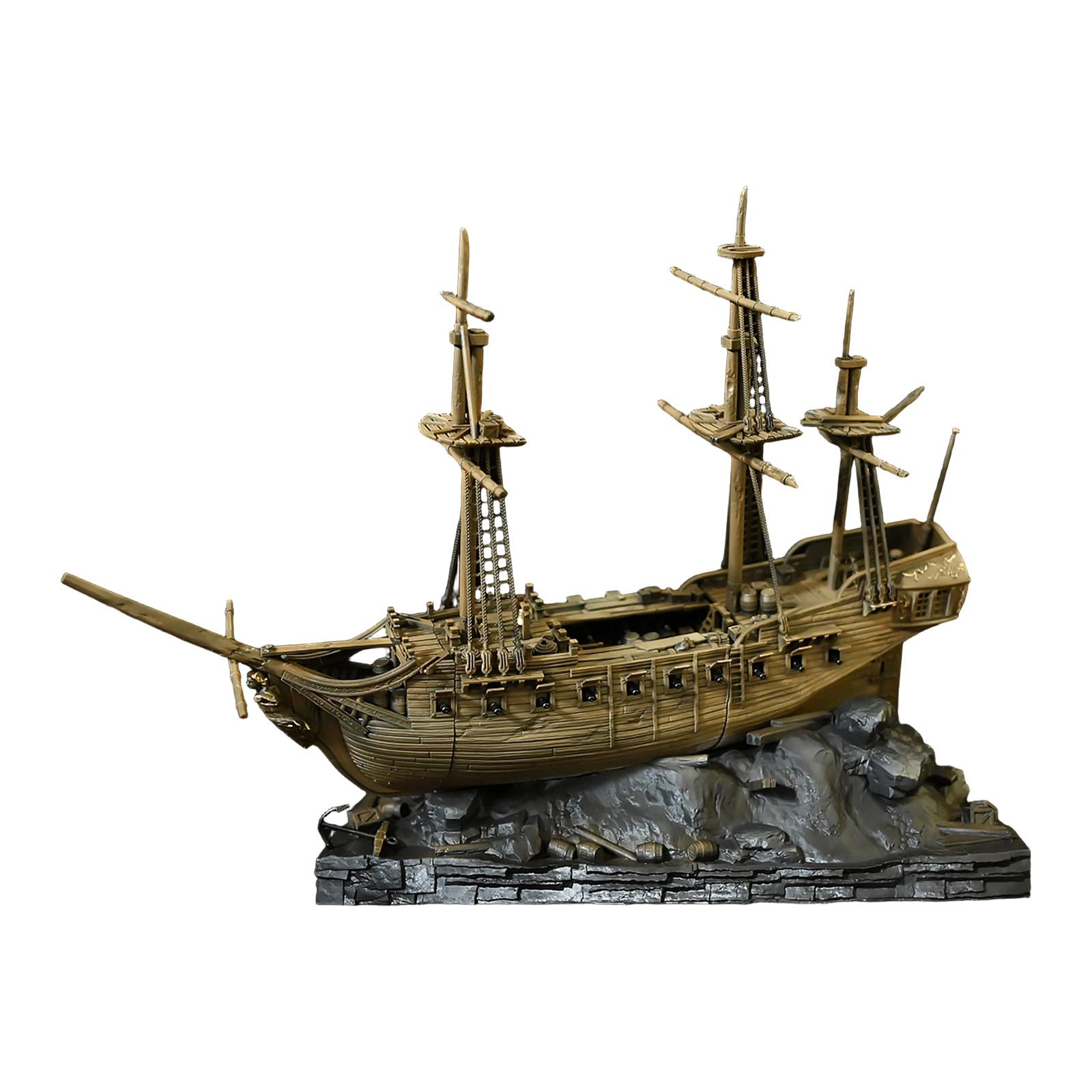 Sunken Sailing Ship Aquarium O - Aquarium Marina のレビューと価格