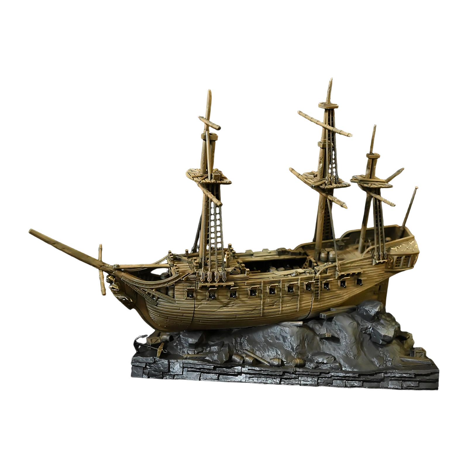 Sunken Sailing Ship Aquarium O - Aquarium Marina のレビューと価格
