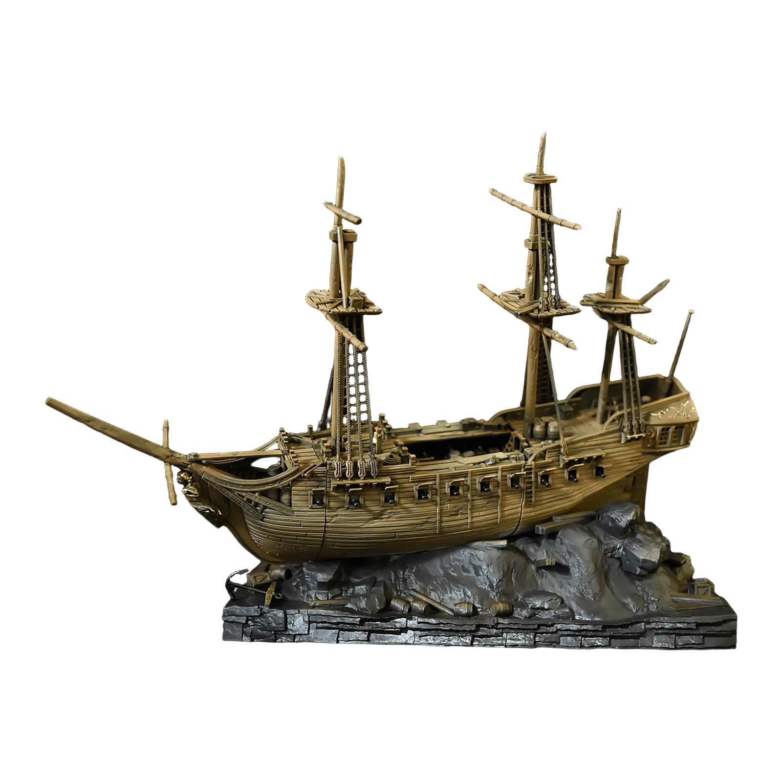 Sunken Sailing Ship Aquarium O - Aquarium Marina のレビューと価格