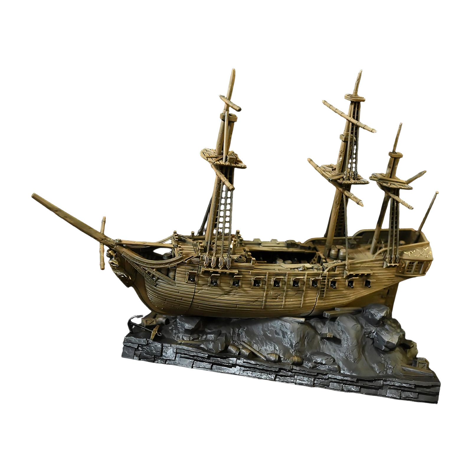 Sunken Sailing Ship Aquarium O - Aquarium Marina のレビューと価格