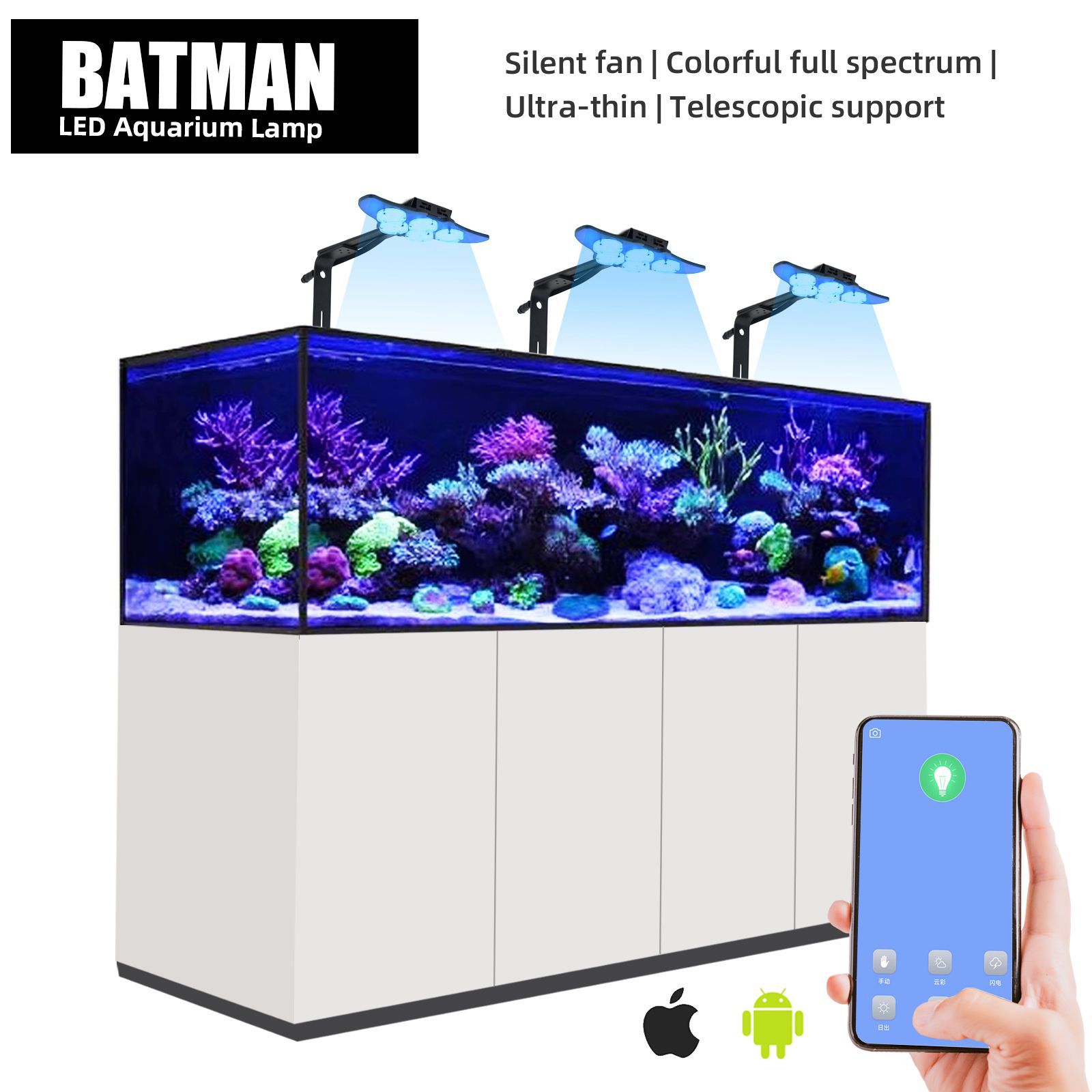 LED Marine Aquarium Coral Aqua - Aquarium Marine Light のレビューと価格