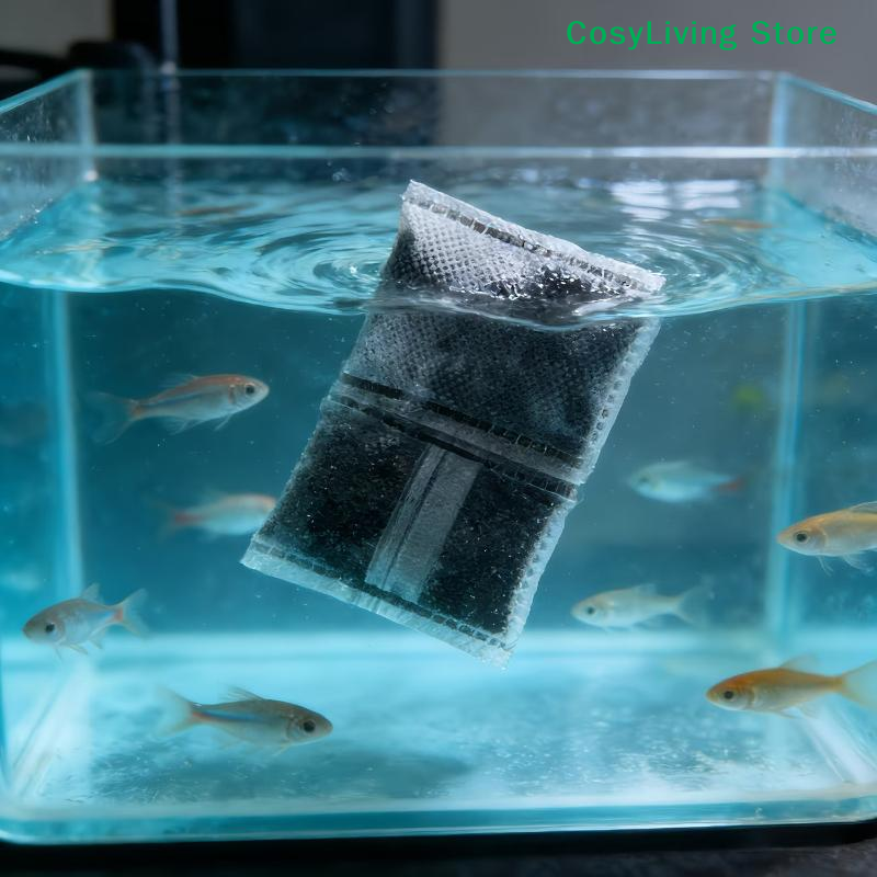 [CL]10/20/40pcs Aquarium Activ - Activated Carbon Bag のレビューと価格