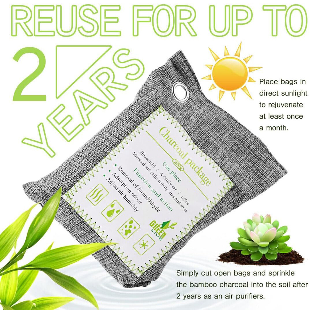 Natural Car Air Freshener Reus - Activated Carbon Bag のレビューと価格