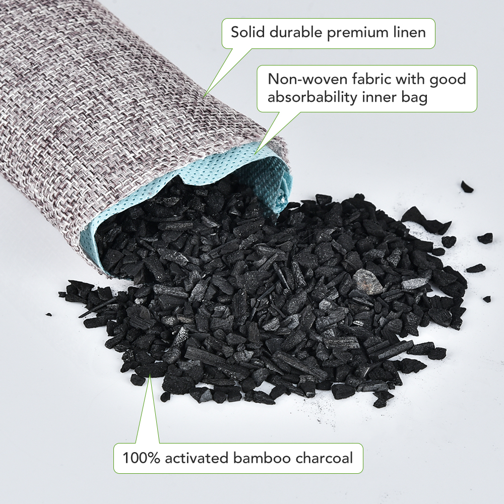 10pcs Natural Bamboo Charcoal  - Activated Carbon Bag のレビューと価格