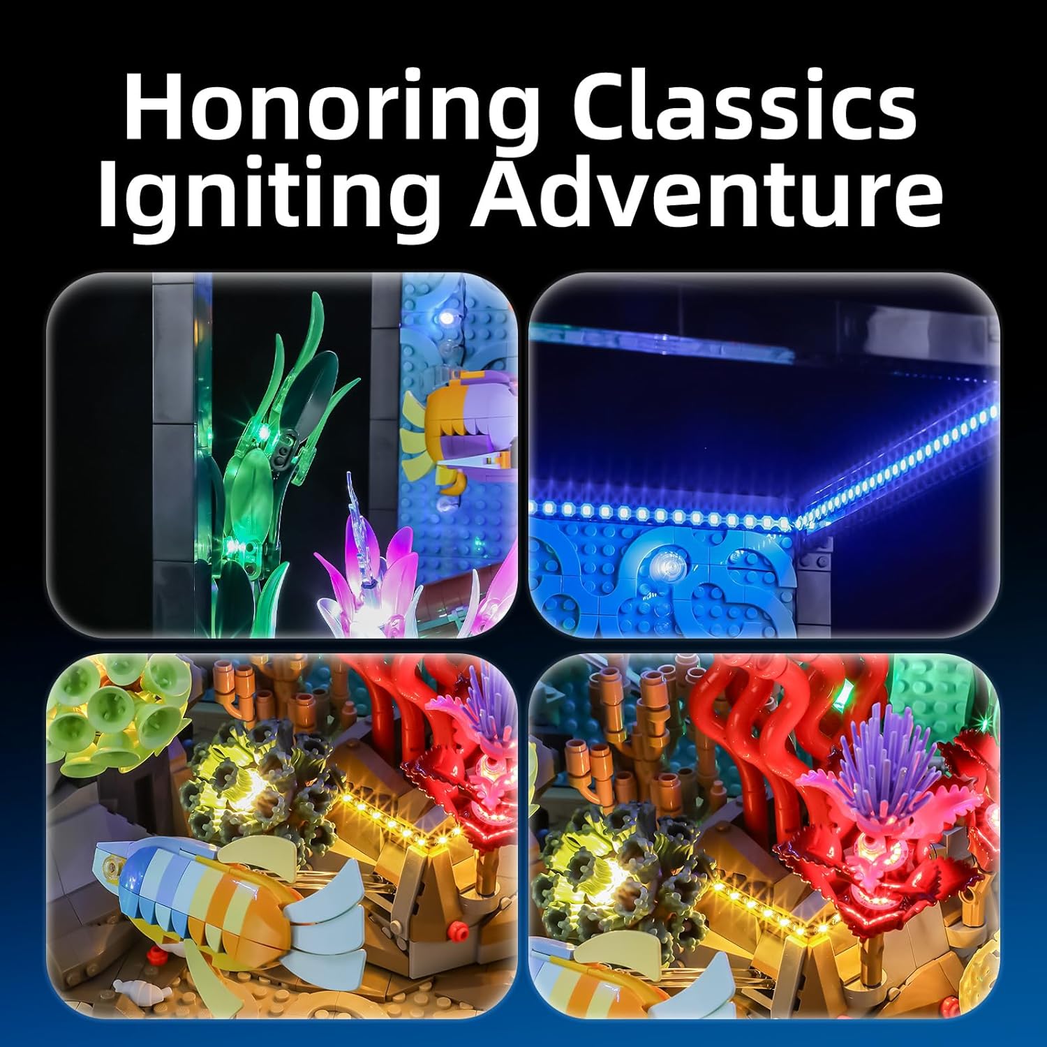 Hprosper LED Light for lego 10 - Aquarium Marine Light のレビューと価格