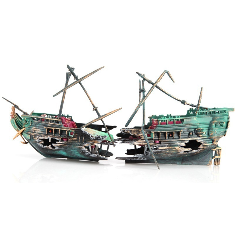 Large Aquarium Decoration Boat - Aquarium Marina のレビューと価格