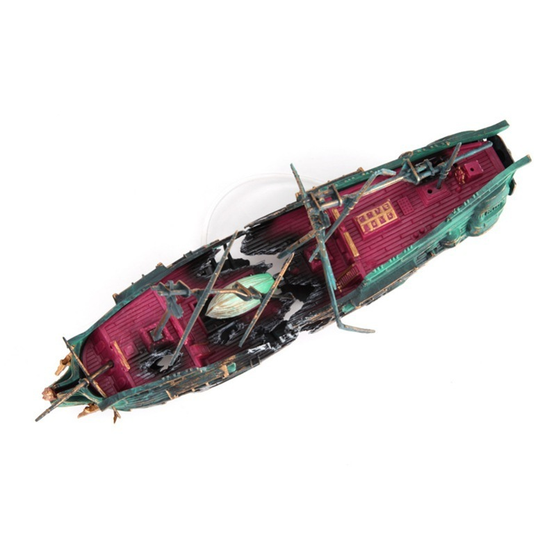 Large Aquarium Decoration Boat - Aquarium Marina のレビューと価格
