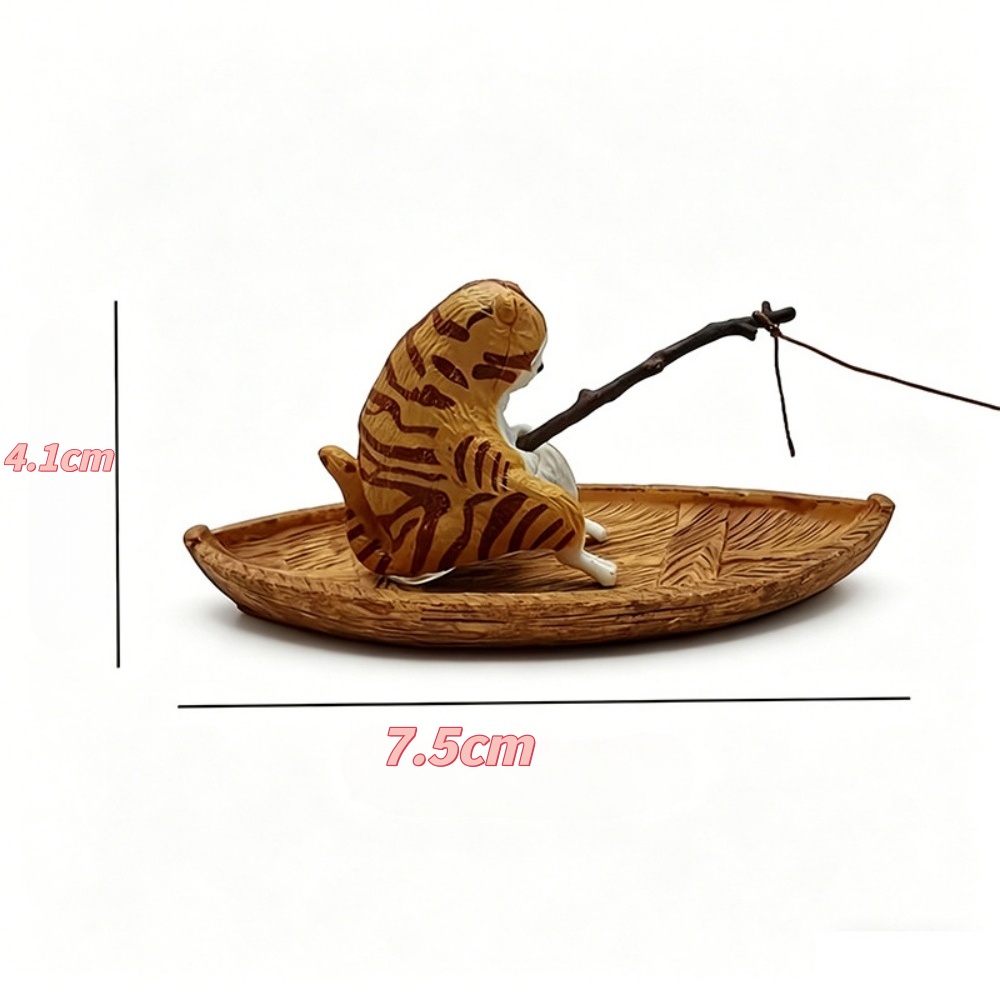 Creative Cat Fishing Boat Aqua - Aquarium Marina のレビューと価格