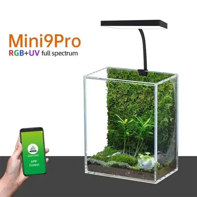 WEEK AQUA Mini 9 Pro USB Nano  - Aquarium Marine Light のレビューと価格