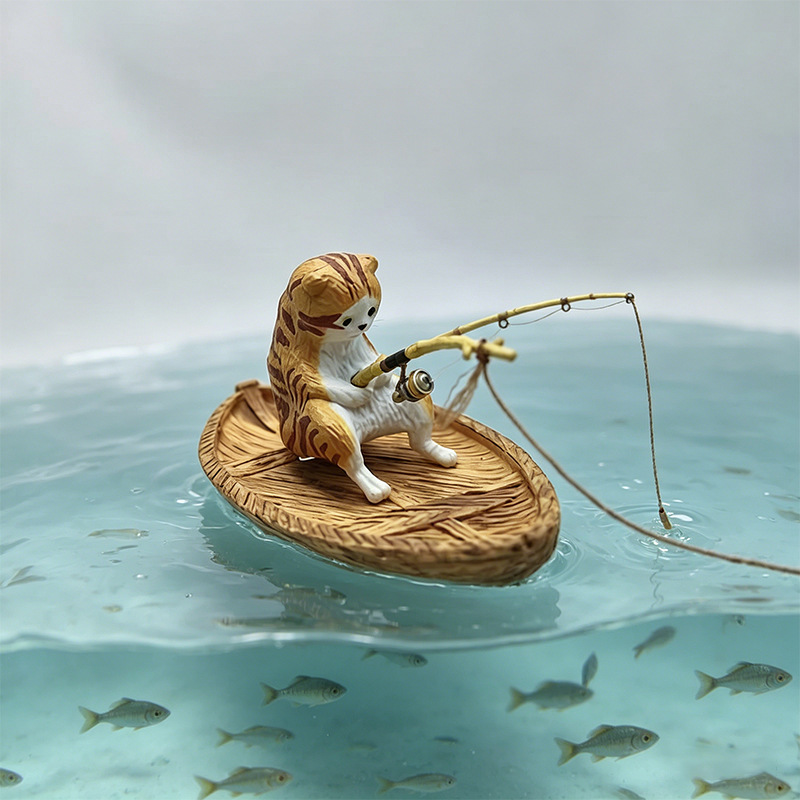 Creative Cat Fishing Boat Aqua - Aquarium Marina のレビューと価格