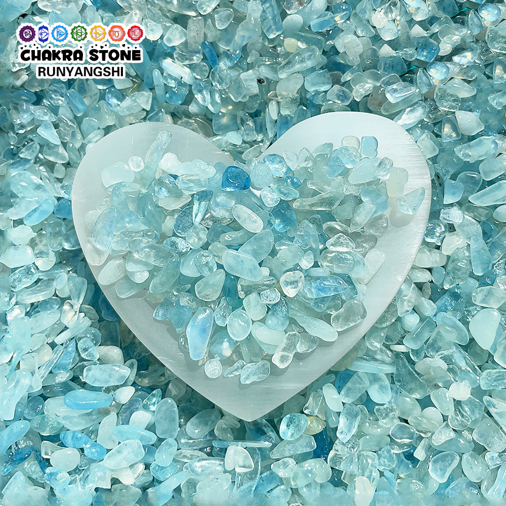 50g 5-7mm Natural Aquamarine Q - Aqua Marine Tank のレビューと価格