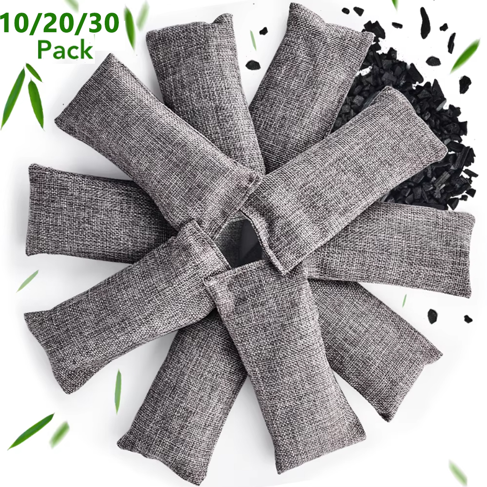 10/20/30pcs Natural Bamboo Cha - Activated Carbon Bag のレビューと価格