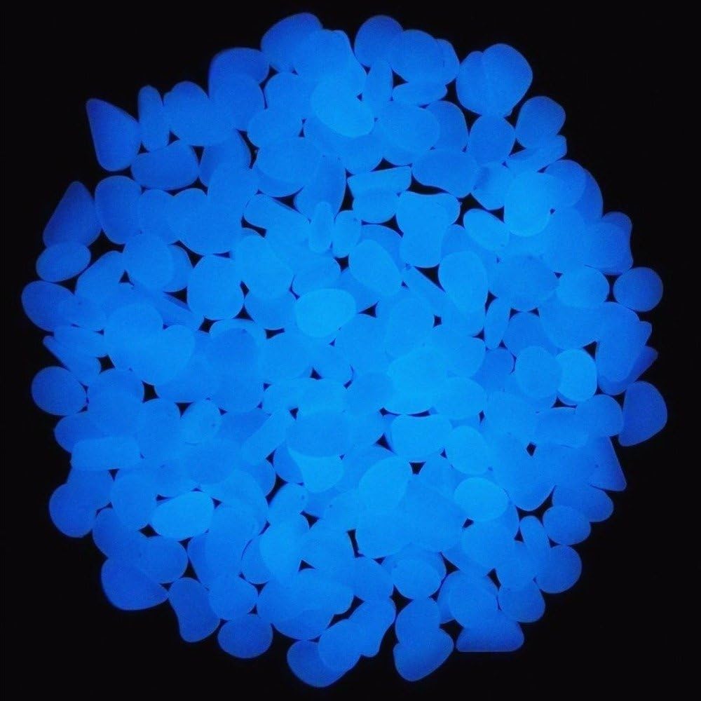 Fish Tank Rocks Glow Blue Pebb - Aquarium Marine Plants のレビューと価格