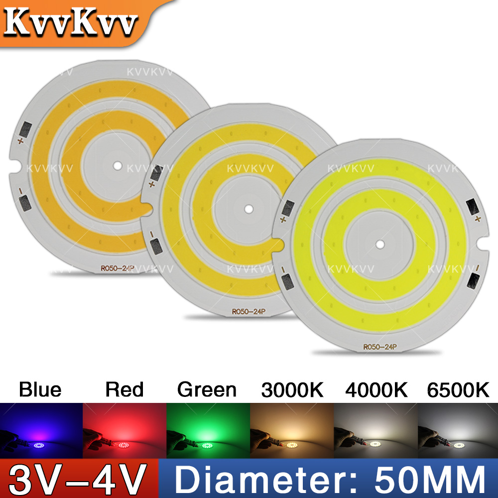 3V 4V Round COB LED Lamp Parts - Aquarium Marine Light のレビューと価格