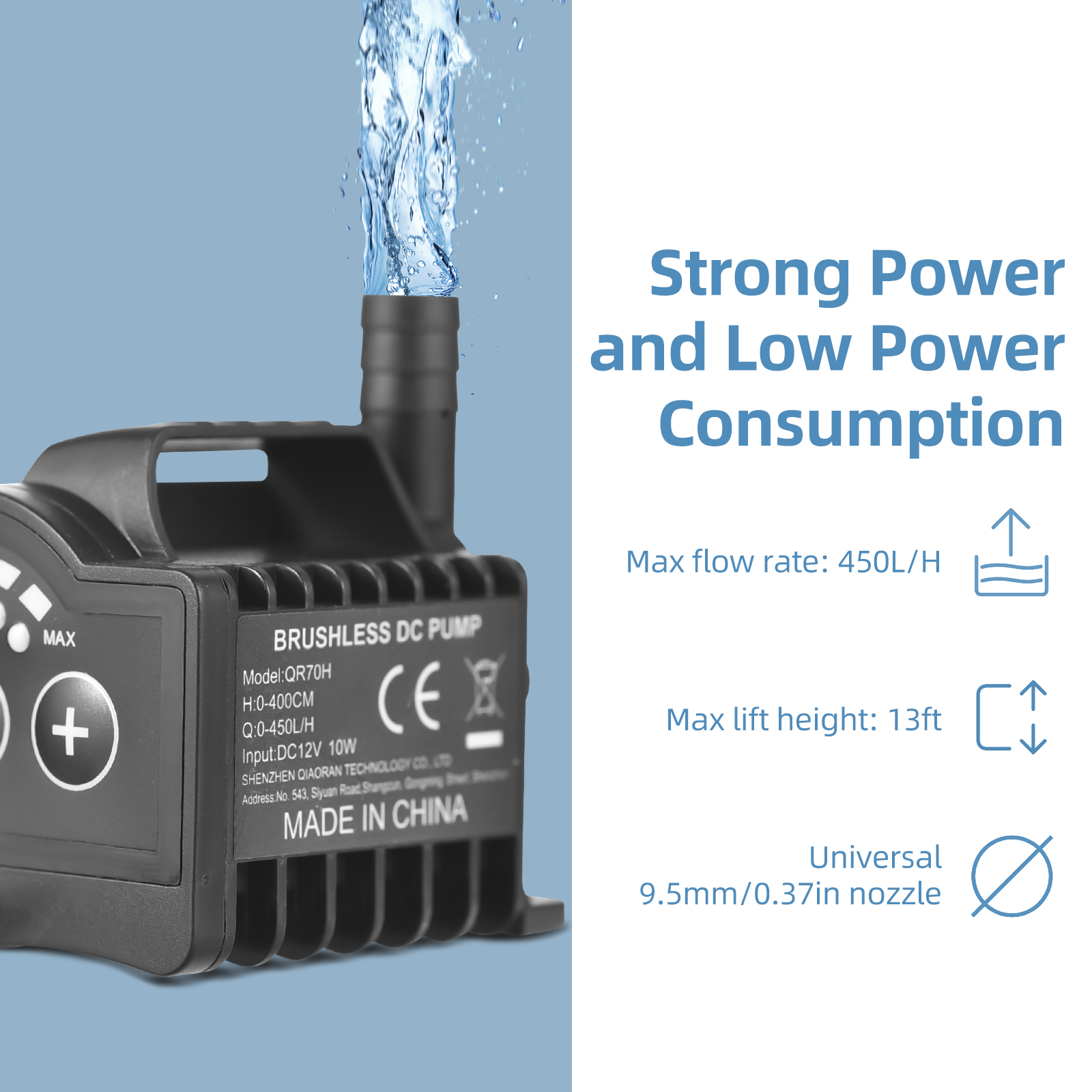 Submersible 12V Water Pump 8 L - Marine Aquarium Nano のレビューと価格
