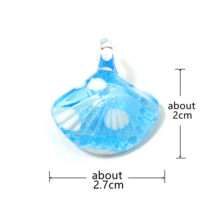 Colorful Mini Sea Shell Charm  - Aquarium Marine Color のレビューと価格