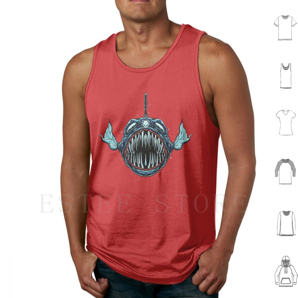 Angler Tank Tops Vest Sleevele - Aqua Marine Tank のレビューと価格
