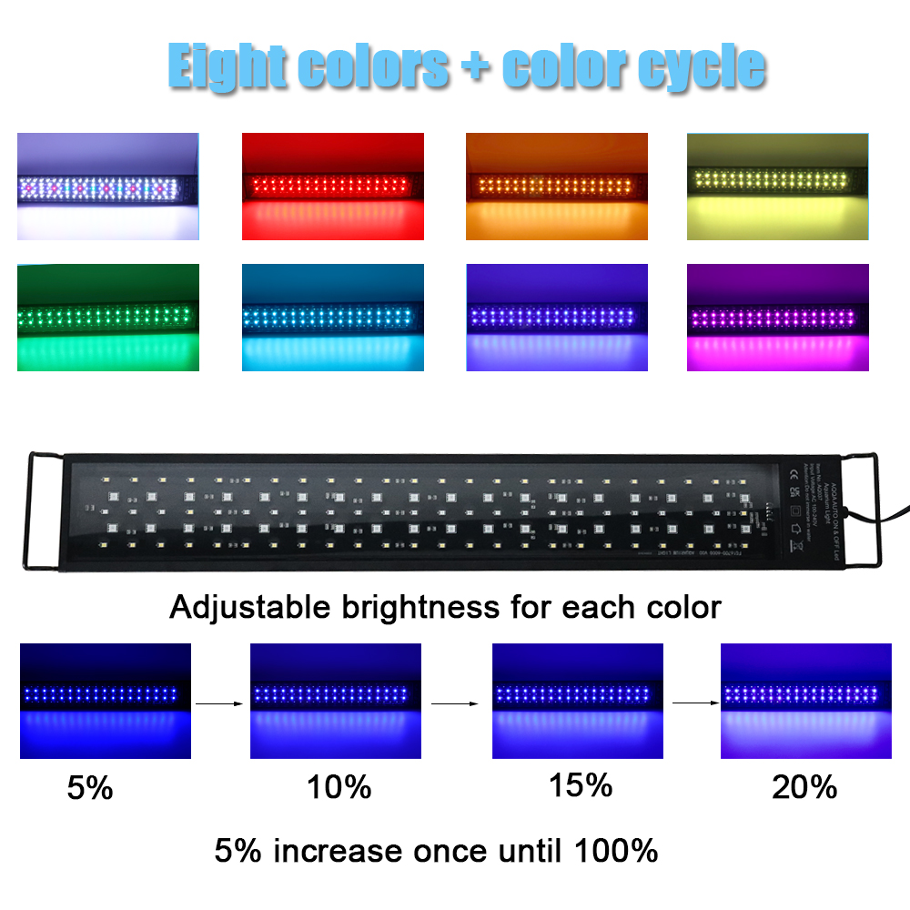 30-60cm Fish Tank 24/7 Full Sp - Aquarium Marine Light のレビューと価格