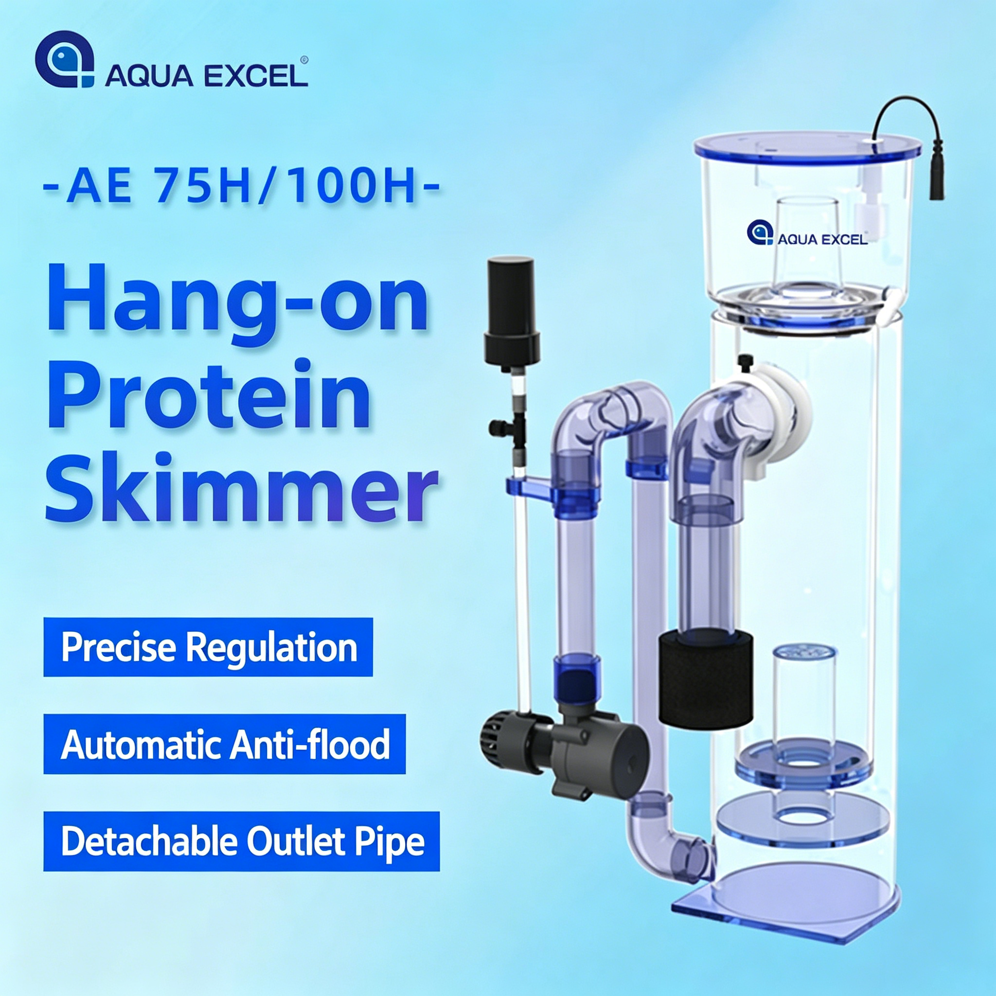 AQUA EXCEL AE-75H/100H Hang-on - Aqua Marine Tank のレビューと価格