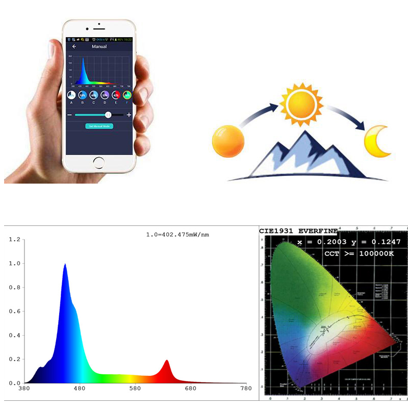 Spectra Aqua Helios WiFi Progr - Aqua Marine Tank のレビューと価格