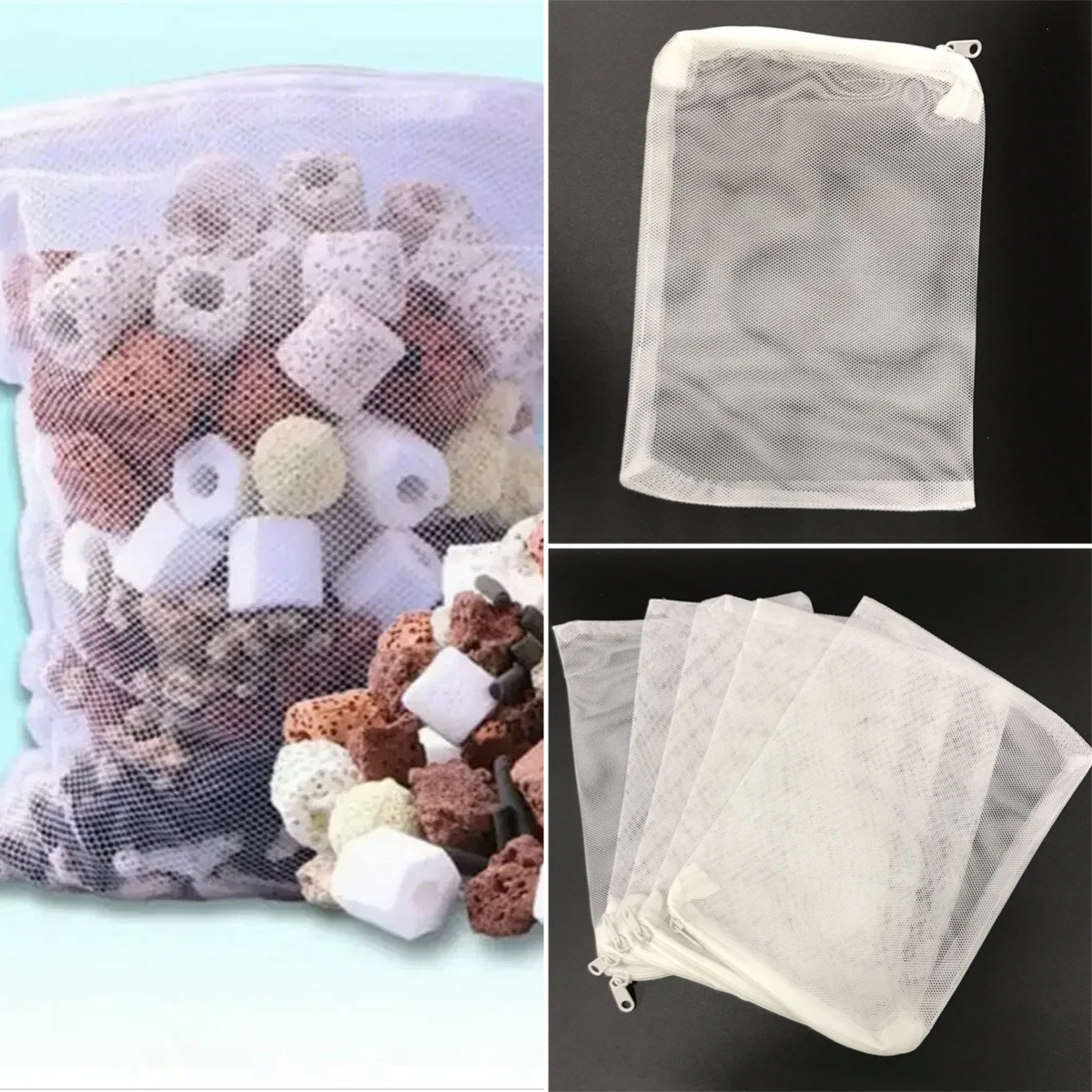 1/5Pcs Aquarium Filter Bags wi - Activated Carbon Bag のレビューと価格